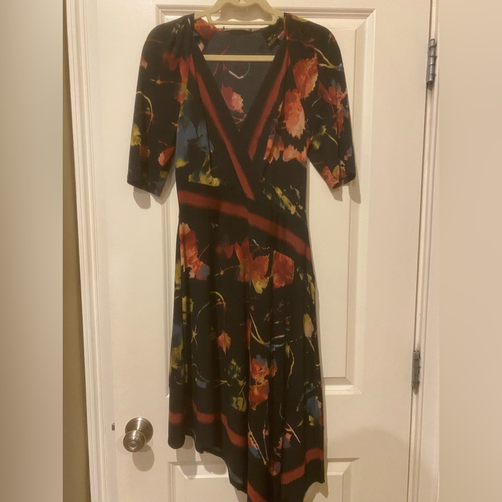 BCBG Dress, small, color: black/comb
